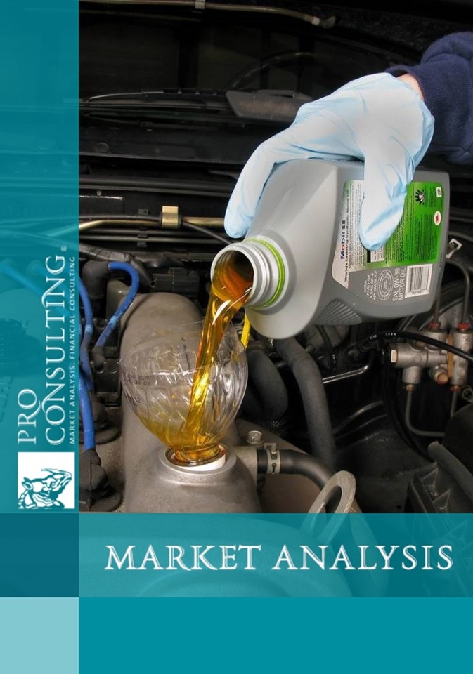 Market research of the motor oil market of Ukraine. 2008